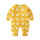 Baby 0-18M Duck Print Knitted Button Jumpsuit Baby Clothing  Knitwear
