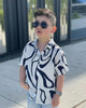 18M-7Y Toddler Boys Trendy Kids Hip Hop Striped Shirts Boys