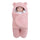 0-6M Solid Color Fleece Sleeping Bag With Ear Style Kid