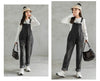 Casual Pocket Denim Girl 4-10Y Overalls Clothing Jumpsuits Jeans