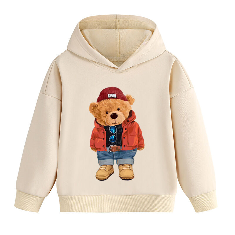 Toddler Boys 18M-7Y Sports Hooded Bottoming Sweatshirts