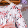 Kids Girls 4-9Y Floral Patchwork Mesh Dresses Clothing Kids wear