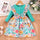 Toddler Girls 2-7Y Floral Long Sleeve Bow Dresses