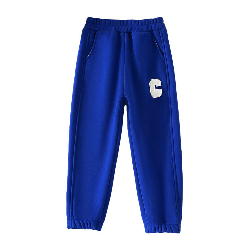 Kids Boys 3-10Y Fleece Casual Sweatpants Letter C