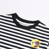 12M-5Y Toddler Boys Sets Striped T-Shirt Denim Overalls