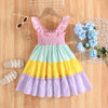 Toddler Girls 9M-5YColor Contrast Sleeveless Dress