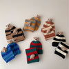 Striped Bear Scarf And Hat Beanie Set Kid Accessories