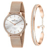 Morellato 1930 Just Time Rose Gold Silver Dial Quartz R0153161504 Women's Watch With Free Bracelet