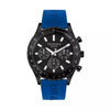 Trussardi T-Logo Tachymeter Black Dial Silicon Strap Quartz R2451148001 Men's Watch