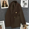 Spring Autumn Women Blazers 2025 New Korean Casual Solid Suit Women Jacket Fashion Office Blazer Female Coats Outerwear