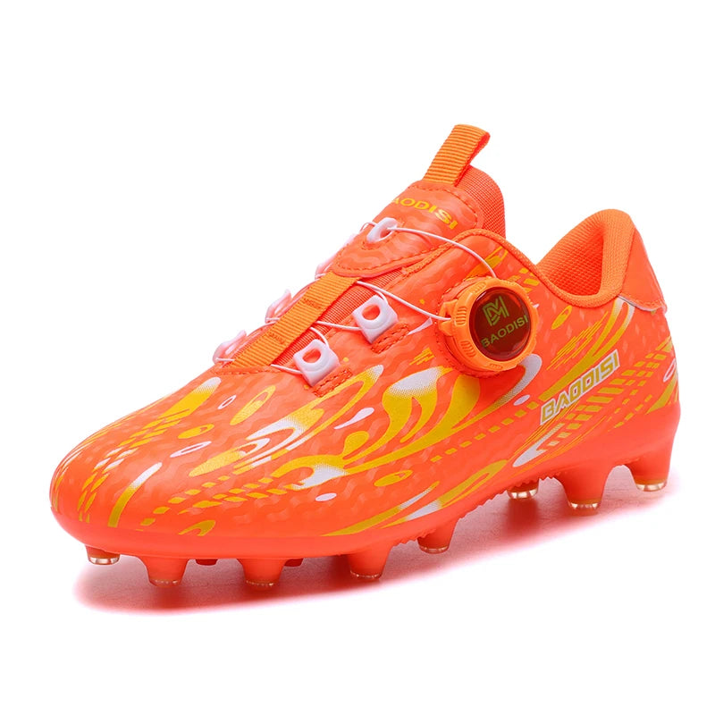 FG Soccer Shoes Men Kids Professional High Quality Football Boots Grass Outdoor Non-Slip Breathable Multicolor Training Cleat
