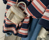 Fashion Striped Short Sleeved T-shirt Women Spring Summer Loose Versatile Top Retro O-neck Casual Harajuku Student Tee