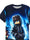 Cool cartoon print 4-piece T-shirt for boys