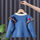 Kids Blue Sweater for Girl Autumn Winter Knitted Cardigan Sweater Snow White Girls Cardigan Jacket Coat Cotton Children Jumper