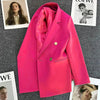 Spring Autumn Women Blazers 2025 New Korean Casual Solid Suit Women Jacket Fashion Office Blazer Female Coats Outerwear