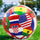 National Flag Colours Soccer Ball Suitable For Different Surfaces And Teamwork Innovative Foot Balls