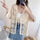 Cotton Openwork Knitted Sunscreen Clothing Women's Summer Tide Loose Cardigan V-neck and Cropped Sleeve air Conditioning Shirt