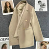 Spring Autumn Women Blazers 2025 New Korean Casual Solid Suit Women Jacket Fashion Office Blazer Female Coats Outerwear