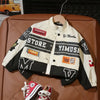 Cool Boys Motorcycle Jacket Spring Autumn Style Stand Collar Coat New Hot Sale Of The Season Children's Clothing Fashionable Kid