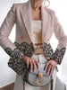 Women's Clothing Suit Western-Style Clothes Lapel Button Lid Pocket Fashion