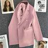 Spring Autumn Women Blazers 2025 New Korean Casual Solid Suit Women Jacket Fashion Office Blazer Female Coats Outerwear