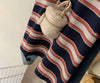 Fashion Striped Short Sleeved T-shirt Women Spring Summer Loose Versatile Top Retro O-neck Casual Harajuku Student Tee