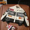 Cool Boys Motorcycle Jacket Spring Autumn Style Stand Collar Coat New Hot Sale Of The Season Children's Clothing Fashionable Kid
