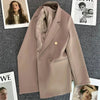 Spring Autumn Women Blazers 2025 New Korean Casual Solid Suit Women Jacket Fashion Office Blazer Female Coats Outerwear