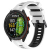 For Garmin Approach S70 47mm Sports Two-Color Silicone Watch Band