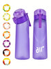 1pc Air Water Bottle With 1pc Random Flavor Pods Portable Transparent With Straw Leak Proof Suitable for Outdoor Sports