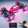 4WD Stunt Drift Car LED Electric Cars 2.4G Gesture Induction Deformation Twist Remote Controlled Car Electronic Kids Toys Gifts