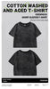 Womans Cotton Crop Tees Trend O-Neck Distressed Washed T-Shirts West Coast Usa North Carolina Prints Short Sleeve Street Clothes