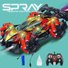 F1 Drift RC Car With Led Lights Music 2.4G Glove Gesture Radio Remote Control Spray Stunt Car 4WD Electric Children Toys