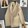 Spring Autumn Women Blazers 2025 New Korean Casual Solid Suit Women Jacket Fashion Office Blazer Female Coats Outerwear