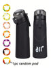 1pc Air Water Bottle With 1pc Random Flavor Pods Portable Transparent With Straw Leak Proof Suitable for Outdoor Sports