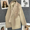 Spring Autumn Women Blazers 2025 New Korean Casual Solid Suit Women Jacket Fashion Office Blazer Female Coats Outerwear