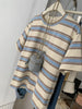 Fashion Striped Short Sleeved T-shirt Women Spring Summer Loose Versatile Top Retro O-neck Casual Harajuku Student Tee