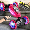 4WD Stunt Drift Car LED Electric Cars 2.4G Gesture Induction Deformation Twist Remote Controlled Car Electronic Kids Toys Gifts