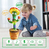 New Dancing Talking Cactus Toy for Baby Toddler Boys Girls Gift Singing Mimicking Cactus Toys Recording Repeating Christmas Gift