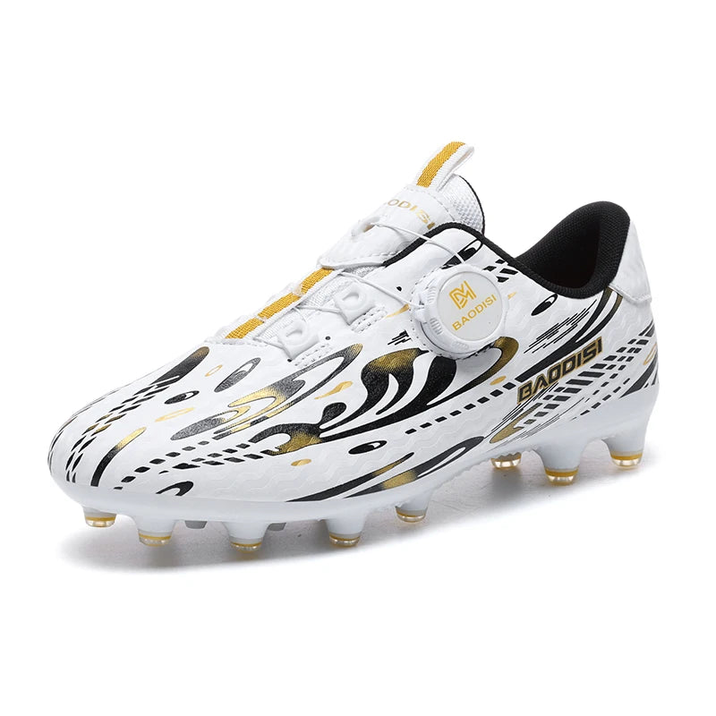 FG Soccer Shoes Men Kids Professional High Quality Football Boots Grass Outdoor Non-Slip Breathable Multicolor Training Cleat