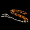 Natural Stone Yellow Tiger Eye 33 islamic Tasbih Tespih Masbaha Subha Muslim Prayer Beads