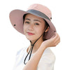 SunShad 112221 Foldable Wide-brimmed Breathable Summer Sunscreen Fisherman Hat for Men / Women, Size: 55-57cm
