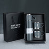 500ml 304 Stainless Steel Thermos Cup Portable Business Tea Cup,Spec: Gift Box Set