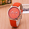 Women and Men Fashion Quartz Watches Leather Sports Casual Watch