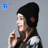 TR Ear-Covered Bluetooth Music Hat 5.0 Binaural Stereo Headphone Cap(Dark Gray)