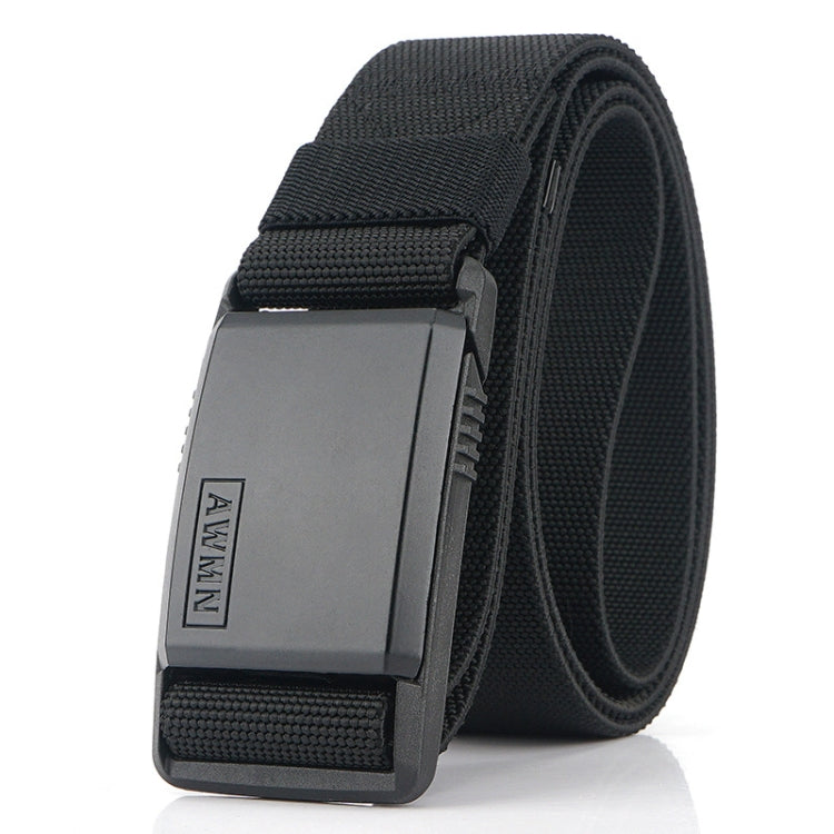 AWMN Metal Magnetic Buckle Fashion Casual Men Belt, Length: 125cm