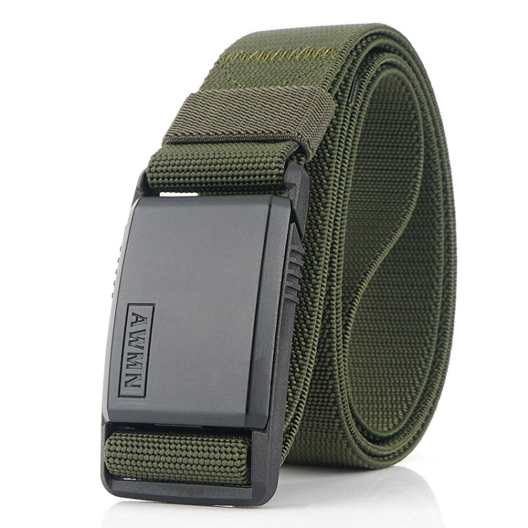 AWMN Metal Magnetic Buckle Fashion Casual Men Belt, Length: 125cm