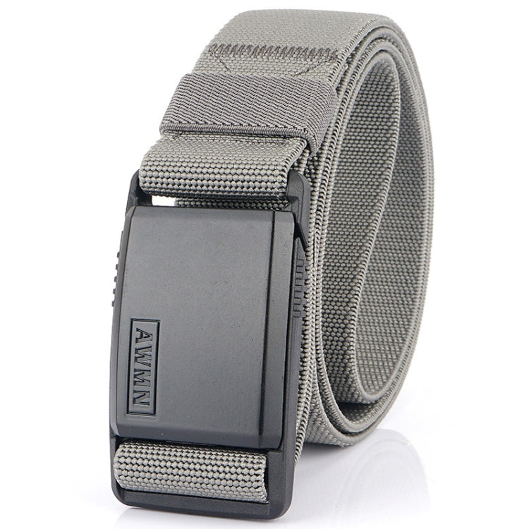 AWMN Metal Magnetic Buckle Fashion Casual Men Belt, Length: 125cm