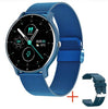 BW0223 Heart Rate/Blood Oxygen/Blood Pressure Monitoring Bluetooth Smart Calling Watch, Color: Mesh Black