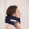 Neck Massager U-Shape Hot Compress Shoulder And Neck Massage Pillow(Navy)